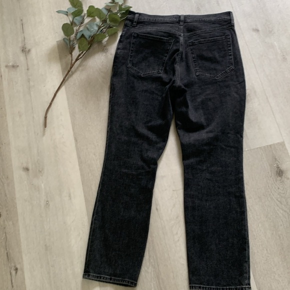 Abercrombie 90’s Slim Straight Ultra High Rise Jeans Black Size 29 cross cross - Picture 14 of 14